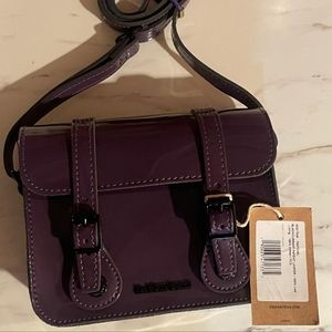 Dr Martens  7 inches patent leather cross body bag ,new with tag